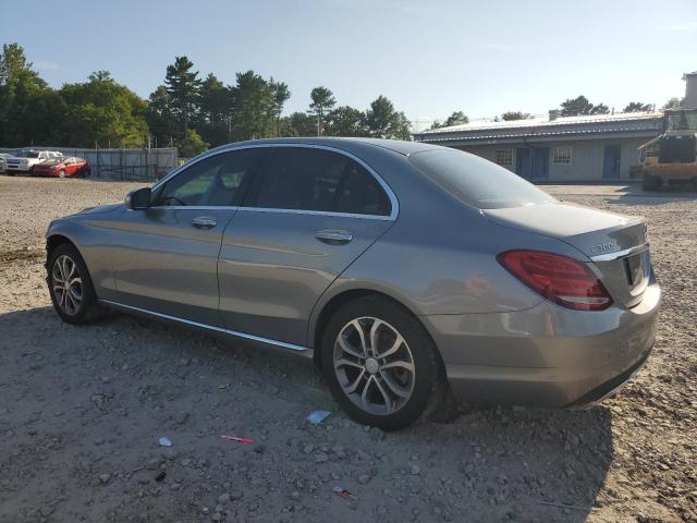 55SWF4KB5FU035320 - 2015 MERCEDES-BENZ C 300 4MATIC GRAY photo 2