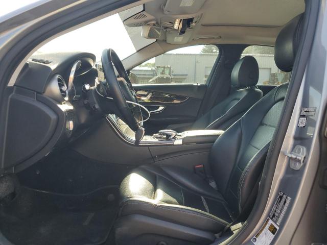 55SWF4KB5FU035320 - 2015 MERCEDES-BENZ C 300 4MATIC GRAY photo 7