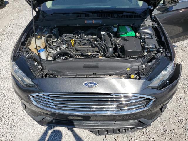 3FA6P0HD6KR249196 - 2019 FORD FUSION SE ნაცრისფერი ფოტო 11