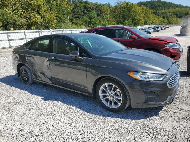 3FA6P0HD6KR249196 - 2019 FORD FUSION SE ნაცრისფერი ფოტო 4