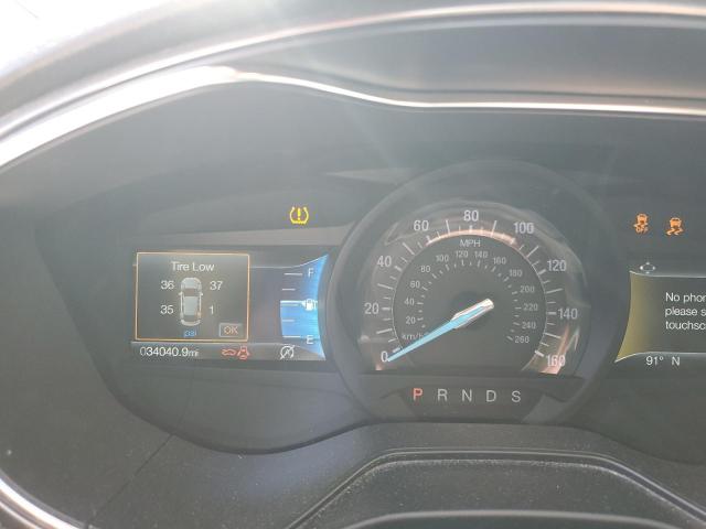 3FA6P0HD6KR249196 - 2019 FORD FUSION SE ნაცრისფერი ფოტო 9