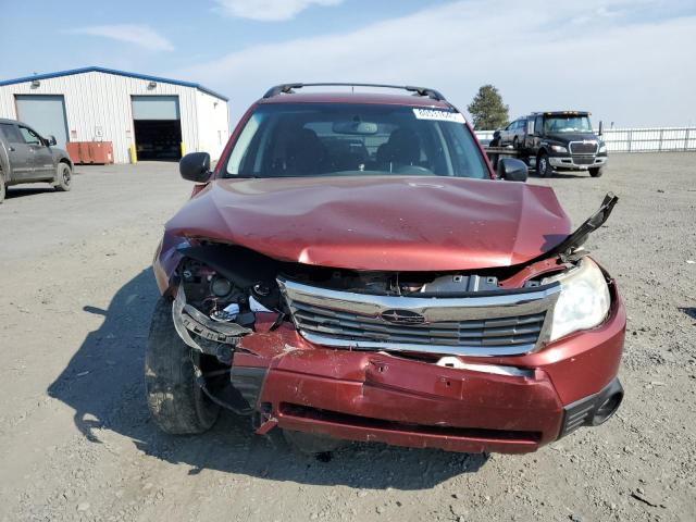 JF2SH61609G718435 - 2009 SUBARU FORESTER 2.5X MAROON photo 5