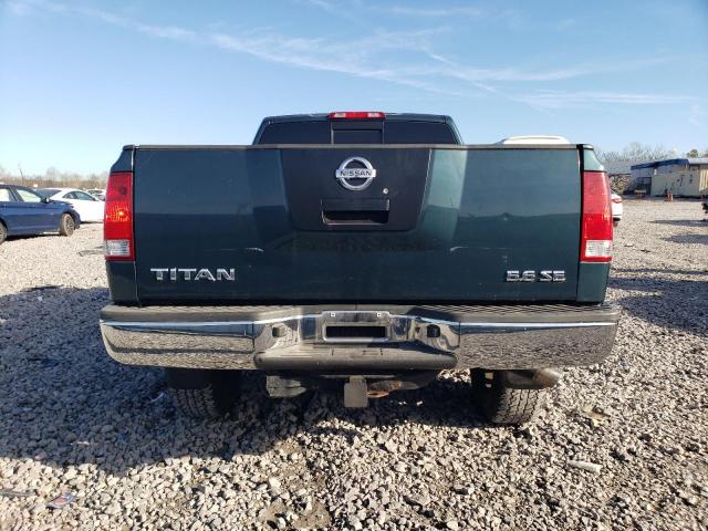 1N6AA06B74N570755 - 2004 NISSAN TITAN XE GREEN photo 6