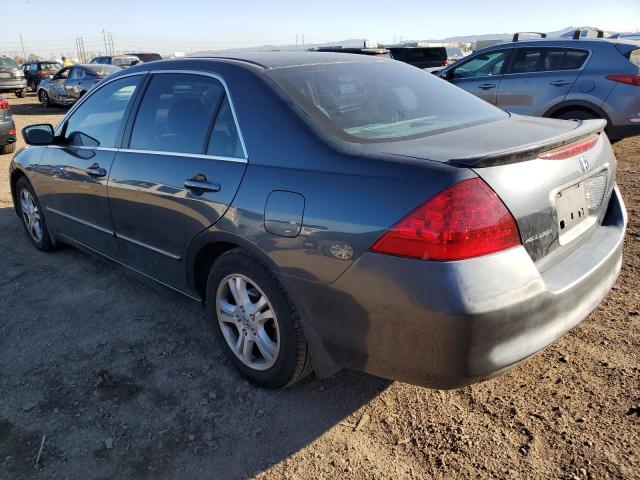 1HGCM56367A121749 - 2007 HONDA ACCORD SE GRAY photo 2