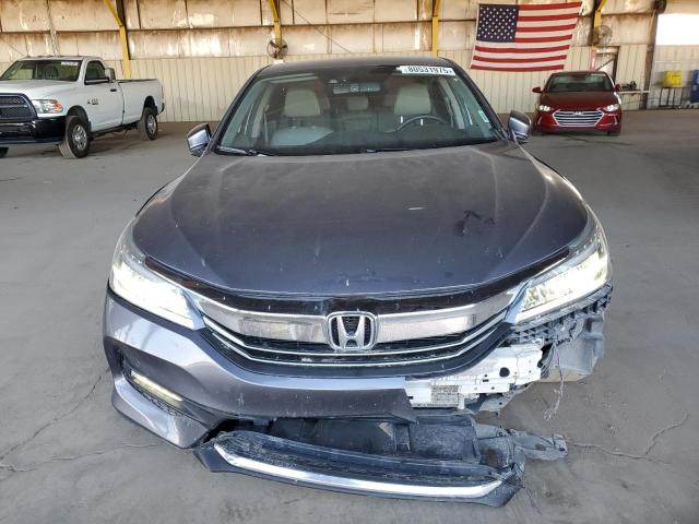 1HGCR3F9XHA037185 - 2017 HONDA ACCORD TOURING GRAY photo 5
