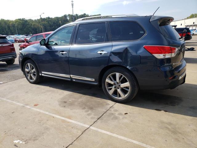5N1AR2MN0EC615614 - 2014 NISSAN PATHFINDER S BLUE photo 2