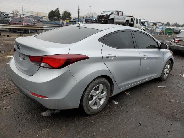 5NPDH4AE1EH521718 - 2014 HYUNDAI ELANTRA SE SILVER photo 3