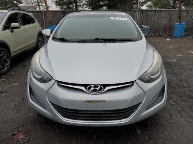 5NPDH4AE1EH521718 - 2014 HYUNDAI ELANTRA SE SILVER photo 5