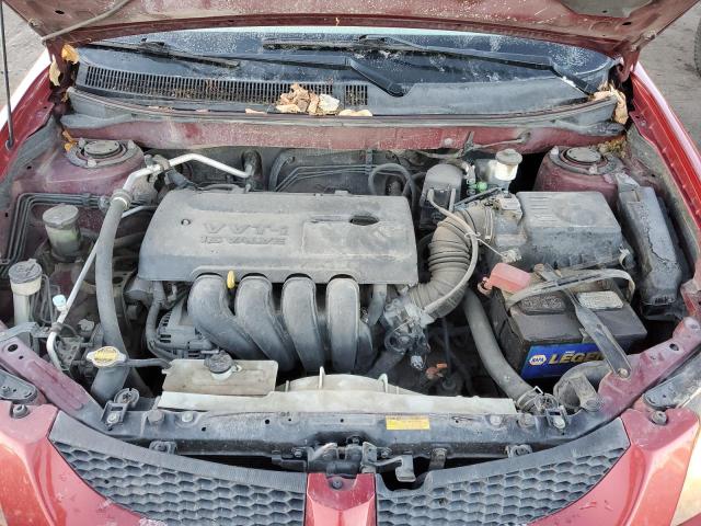 5Y2SL62894Z430987 - 2004 PONTIAC VIBE MAROON photo 11