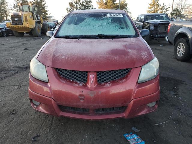 5Y2SL62894Z430987 - 2004 PONTIAC VIBE MAROON photo 5