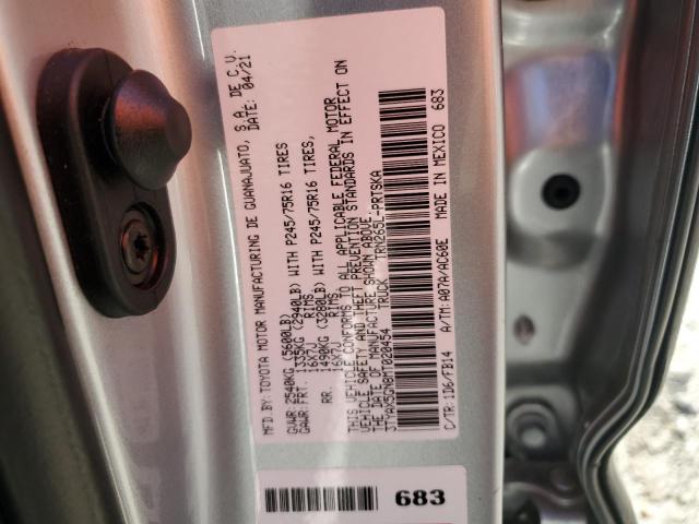 3TYAX5GN8MT020454 - 2021 TOYOTA TACOMA DOUBLE CAB Gümüş foto 13