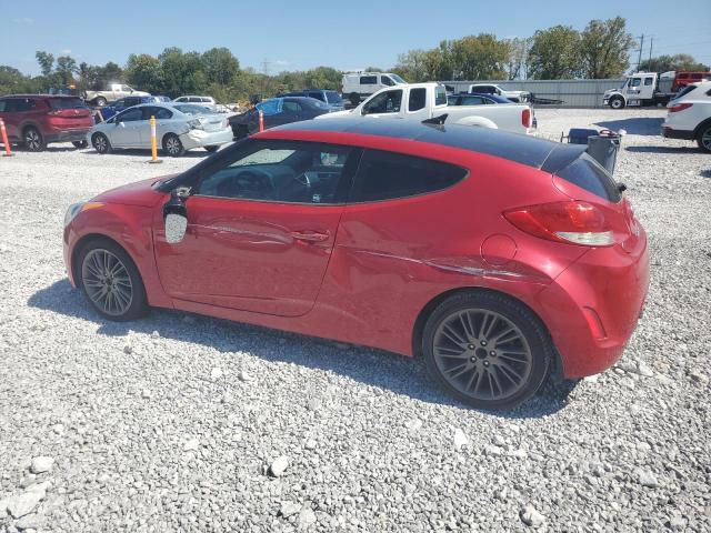 KMHTC6AD8DU100463 - 2013 HYUNDAI VELOSTER RED photo 2