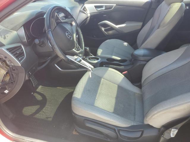 KMHTC6AD8DU100463 - 2013 HYUNDAI VELOSTER RED photo 7