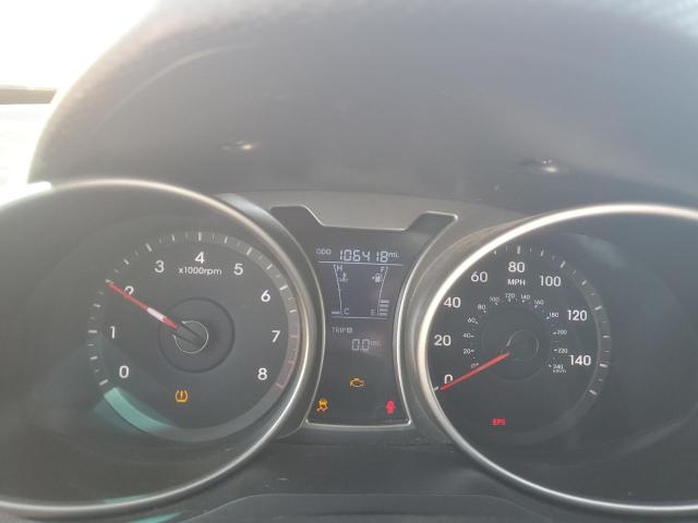 KMHTC6AD8DU100463 - 2013 HYUNDAI VELOSTER RED photo 9