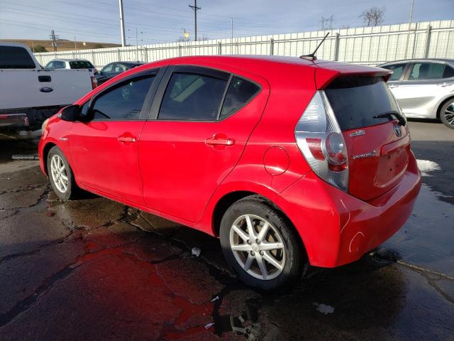 JTDKDTB33E1080496 - 2014 TOYOTA PRIUS C RED photo 2