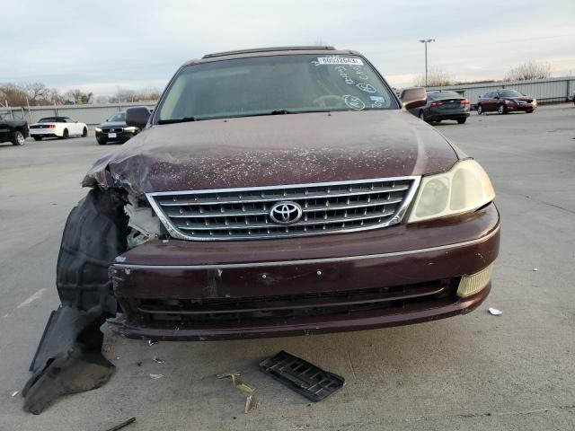 4T1BF28B74U355640 - 2004 TOYOTA AVALON XL MAROON photo 5