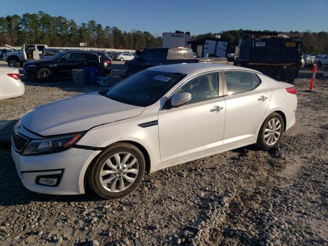 KNAGM4A78F5614714 - 2015 KIA OPTIMA LX WHITE photo 1