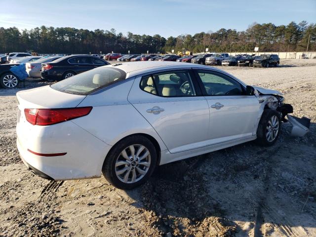 KNAGM4A78F5614714 - 2015 KIA OPTIMA LX WHITE photo 3