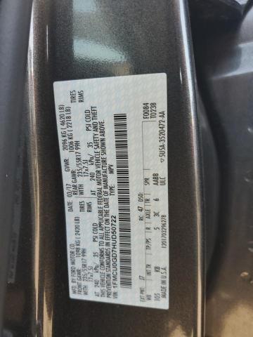 1FMCU0GD7HUD50722 - 2017 FORD ESCAPE SE 灰色 照片 13