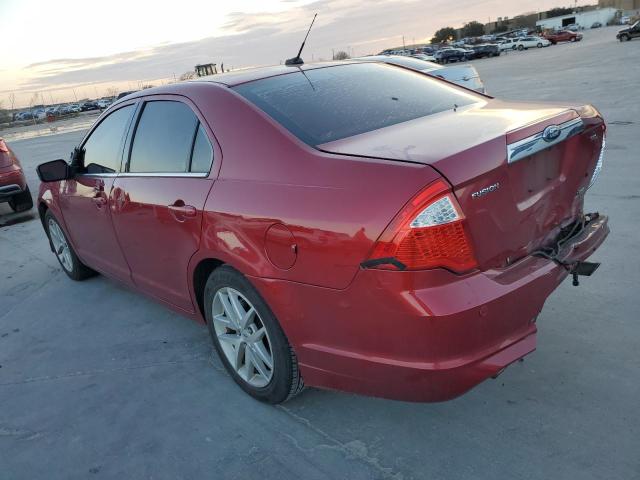 3FAHP0JG5AR276255 - 2010 FORD FUSION SEL RED photo 2