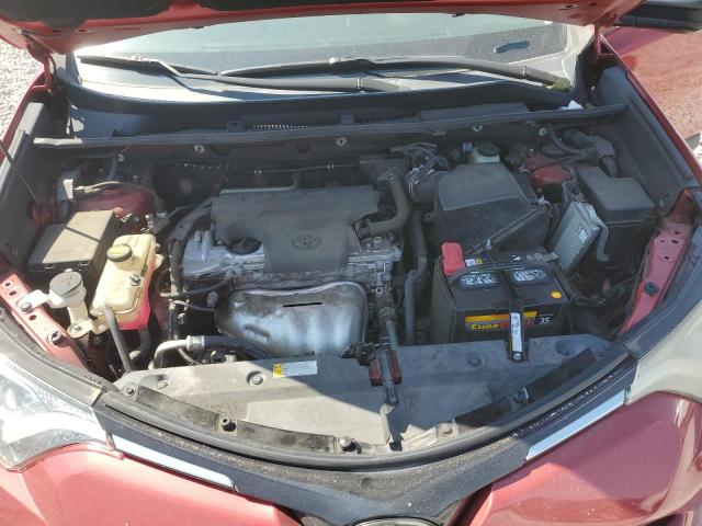 2T3BFREV2HW550842 - 2017 TOYOTA RAV4 LE 红色 照片 12