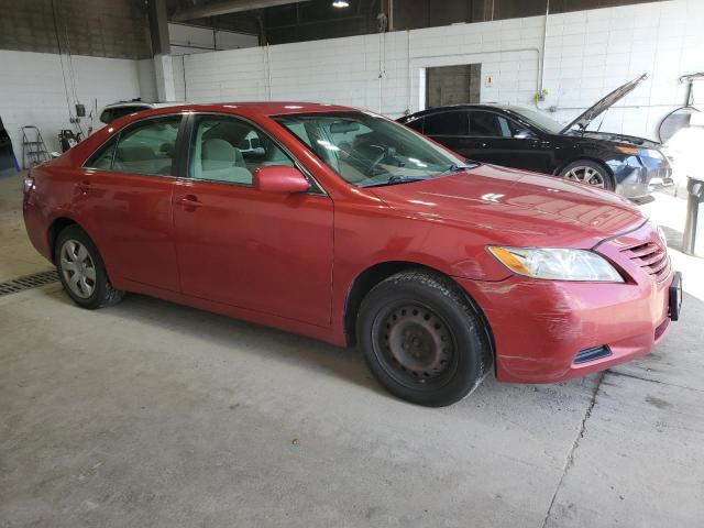 4T1BE46K37U029565 - 2007 TOYOTA CAMRY CE Czerwony zdjęcie 4