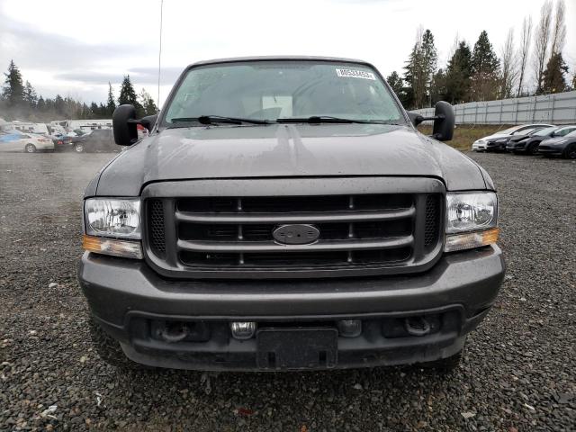 1FTSW31P14ED60147 - 2004 FORD F350 SRW SUPER DUTY GRAY photo 5