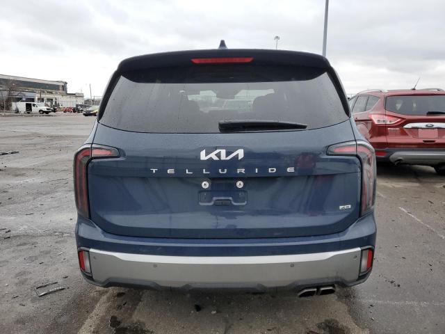 5XYP3DGC8PG355399 - 2023 KIA TELLURIDE EX BLUE photo 6