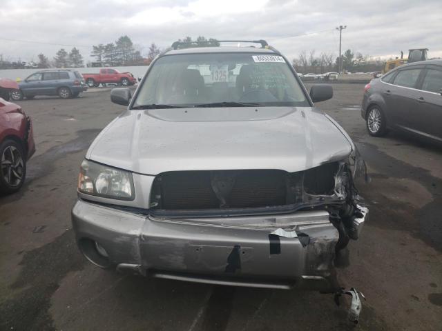 JF1SG67695H726536 - 2005 SUBARU FORESTER 2.5XS LL BEAN GRAY photo 5