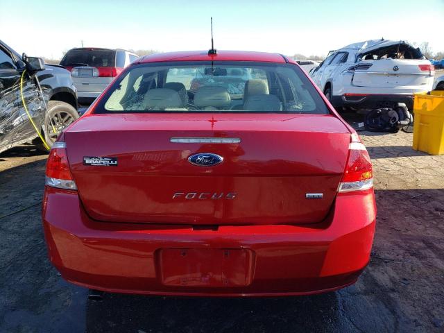 1FAHP3HN7AW226895 - 2010 FORD FOCUS SEL RED photo 6