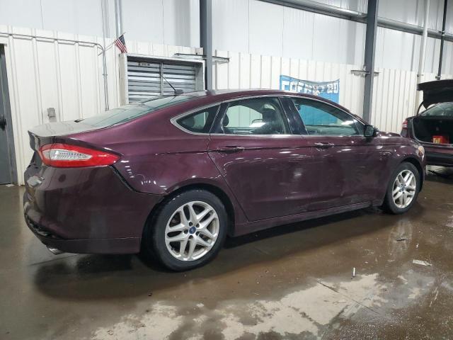 3FA6P0HR0DR103438 - 2013 FORD FUSION SE BURGUNDY photo 3