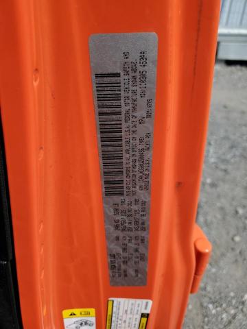 1C4HJXDG0KW500496 - 2019 JEEP WRANGLER U SPORT Turuncu fotoğraf 13