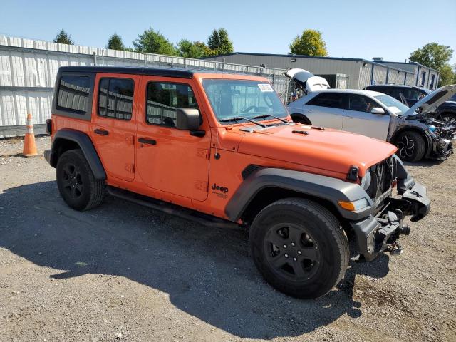 1C4HJXDG0KW500496 - 2019 JEEP WRANGLER U SPORT Turuncu fotoğraf 4