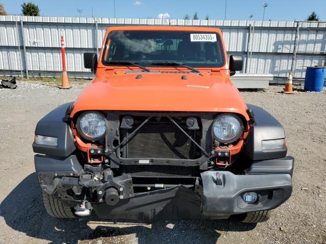 1C4HJXDG0KW500496 - 2019 JEEP WRANGLER U SPORT Turuncu fotoğraf 5