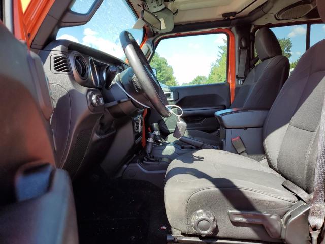 1C4HJXDG0KW500496 - 2019 JEEP WRANGLER U SPORT Turuncu fotoğraf 7