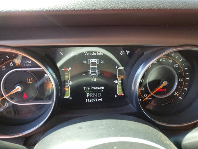 1C4HJXDG0KW500496 - 2019 JEEP WRANGLER U SPORT Turuncu fotoğraf 9