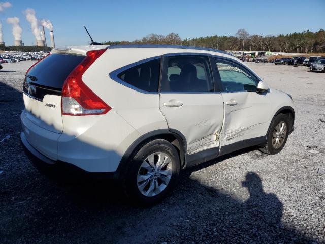 5J6RM4H78DL025215 - 2013 HONDA CR-V EXL WHITE photo 3