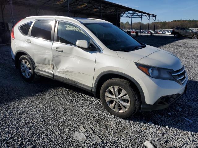 5J6RM4H78DL025215 - 2013 HONDA CR-V EXL WHITE photo 4