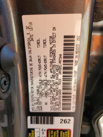 3TMCZ5AN1KM216028 - 2019 TOYOTA TACOMA DOUBLE CAB Graphit Foto 12