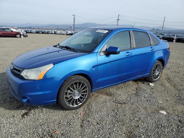 1FAHP3GN0BW181527 - 2011 FORD FOCUS SES BLUE photo 1