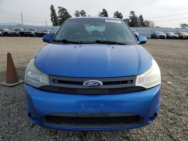 1FAHP3GN0BW181527 - 2011 FORD FOCUS SES BLUE photo 5