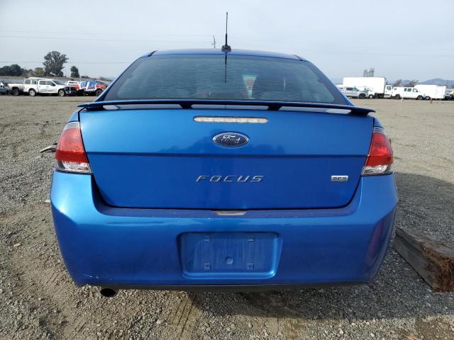 1FAHP3GN0BW181527 - 2011 FORD FOCUS SES BLUE photo 6