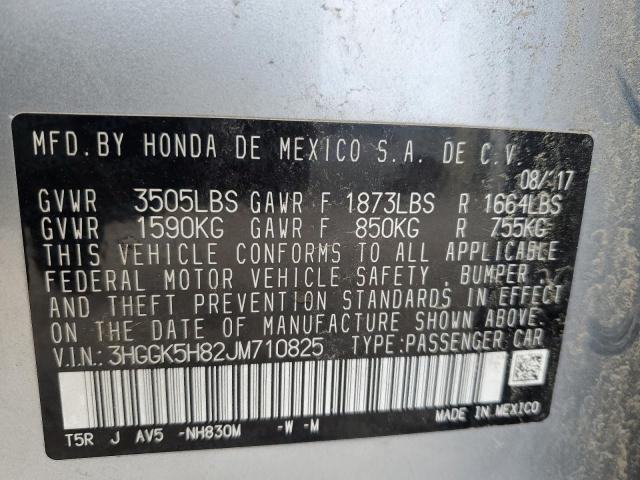 3HGGK5H82JM710825 - 2018 HONDA FIT EX 银色 照片 13
