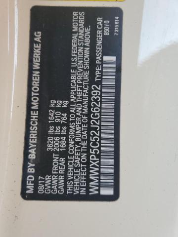 WMWXP5C52J2G62392 - 2018 MINI COOPER BEIGE photo 13