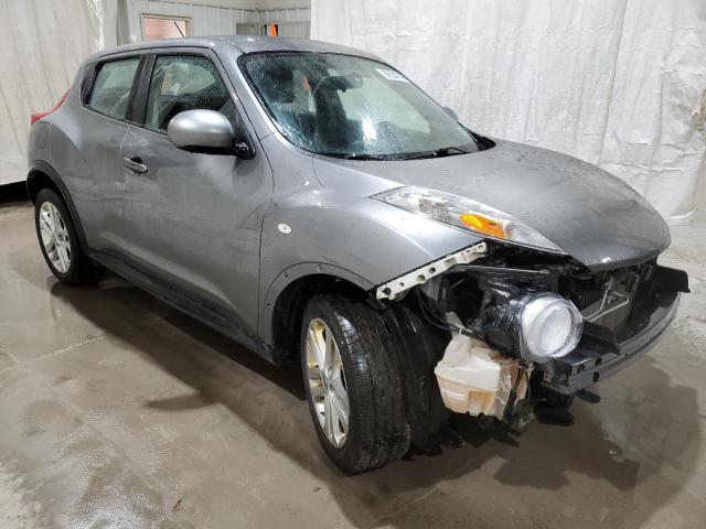 JN8AF5MV4ET483864 - 2014 NISSAN JUKE S GRAY photo 4