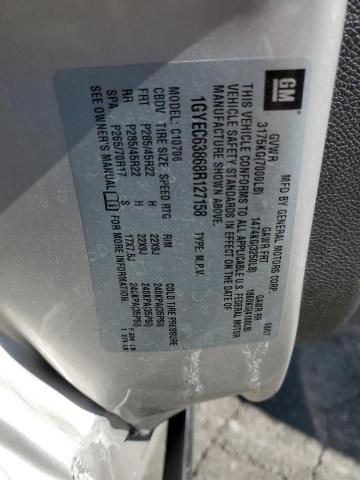 1GYEC63868R127158 - 2008 CADILLAC ESCALADE LUXURY Srebrny zdjęcie 13