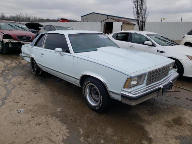 1W27H9R401797 - 1979 CHEVROLET MALIBU WHITE photo 4