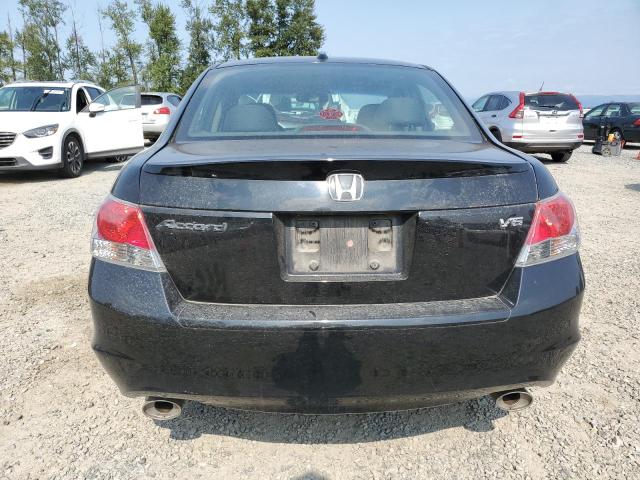 1HGCP36858A032084 - 2008 HONDA ACCORD EXL BLACK photo 6