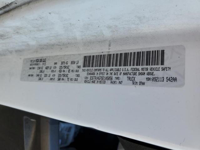3C6TRVAG7GE105056 - 2016 RAM PROMASTER 1500 STANDARD WHITE photo 13