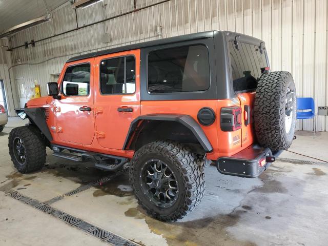 1C4HJXDG8JW253212 - 2018 JEEP WRANGLER U SPORT Naranja foto 2